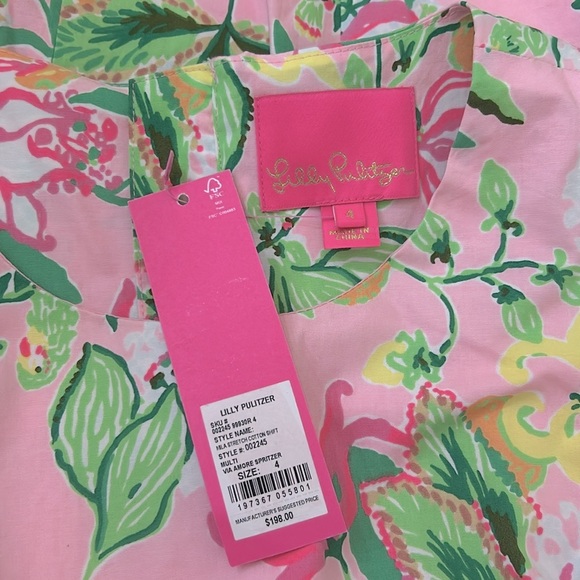 NWT Lilly Pulitzer Mila Stretch Shift Dress - Picture 7 of 7